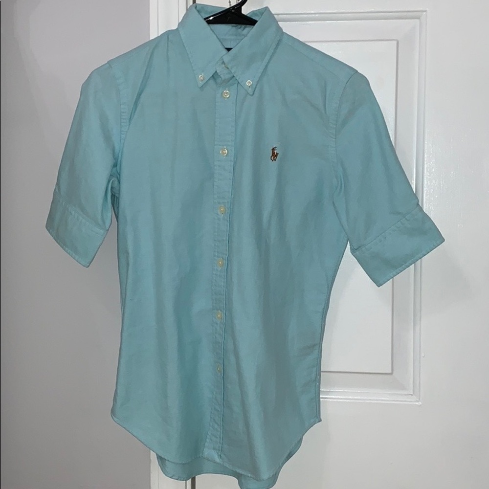 Ralph Lauren baby blue button down